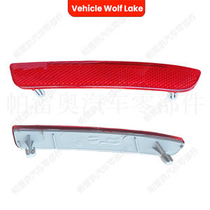 Luces traseras para parachoques Wolf Lake para Vw Jetta Mk5 Sedan 2006 2011, piezas de repuesto rojas de ABS - Product Image 4
