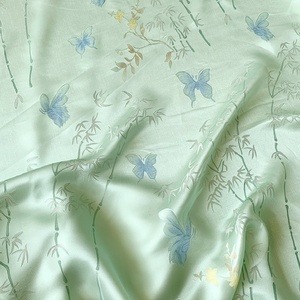 Offre Spéciale papillon en bambou de tissu Jacquard de soie de pays oriental de grain clair pour les vêtements de doublure de Kimono de robe de dame - Product Image 5