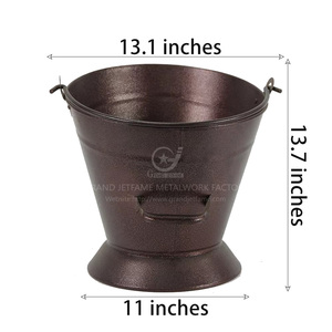 Vente directe d'usine 6.9 gallons accessoires de <span class=keywords><strong>cheminée</strong></span> <span class=keywords><strong>Zinc</strong></span> <span class=keywords><strong>cheminée</strong></span> charbon bac seau pour foyer - Product Image 2
