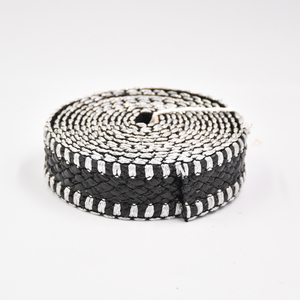 Commercio all'ingrosso 3.8CM pp erba da cucire <span class=keywords><strong>sandali</strong></span> decorazione su misura piatte intrecciate laccio nastro Semi accessorio per sandalo - Product Image 5