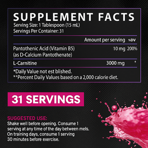 Bán Hot Carnitine 3000 thảo dược chiết xuất Drop Shipping vitamin thành phần hoạt động với Aloe Vera chiết xuất Carnitine lỏng Drop Shipping - Product Image 4