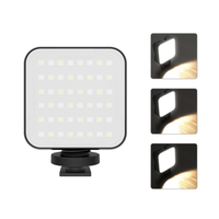Mini RVB Dimmable Led Lumière 48 Led Perles 5500K Température De Couleur Portable Vlog Led Lumière Photographie Led Lumière