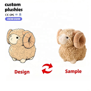 Peluche <span class=keywords><strong>de</strong></span> Cordero <span class=keywords><strong>de</strong></span> Cuernos Grandes, Muñeco <span class=keywords><strong>de</strong></span> Peluche <span class=keywords><strong>de</strong></span> <span class=keywords><strong>Alpaca</strong></span> <span class=keywords><strong>de</strong></span> Dibujos Animados, Juguete <span class=keywords><strong>de</strong></span> Compañía para Niños, Animal <span class=keywords><strong>de</strong></span> Peluche, Decoración para el Hogar, Regalo Festivo - Product Image 1