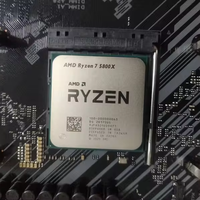 Baki asli AM4 R7 5800X CPU B550 Motherboard Kit Kombo Desktop Gaming CPU 5600X 5800X 5900X 5950X prosesor