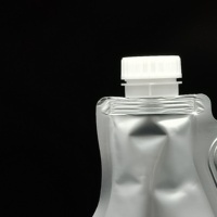 Sac en plastique imprimé personnalisé de pochette de bec d'eau de feuille d'aluminium avec la valve pour le stockage de bouteille d'eau