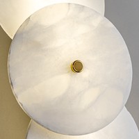 Applique Murale LED de Luxe Nordique en Marbre et Albâtre pour Villa, Chambre à Coucher, Chevet et Salon