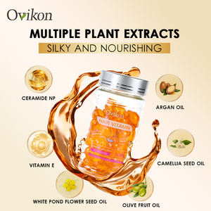 Aceite de semilla de flor de estanque blanco, aceite esencial para el cuidado del cabello, cápsula de aceite de suero para cabello liso y encrespado - Product Image 5