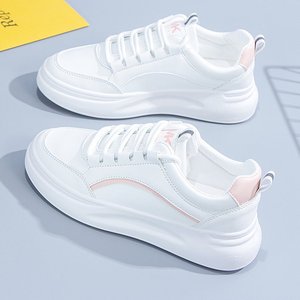Zapatos Planos de Cuero Blanco para Mujer, Novedad, Zapatillas Antideslizantes Modernas para Primavera/Verano con un Estilo de Puntera Moderno - Product Image 2