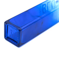 Bouteilles de vin, whisky et gin de luxe personnalisées avec logo, rechargeables, 750 ml, couleur bleue, vente en gros