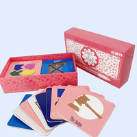 Tarjetas de Felicitación Impresas Personalizadas en Inglés/Árabe con Impresión Digital y Caja Plegable - Juego de Cartas Educativo para Niños