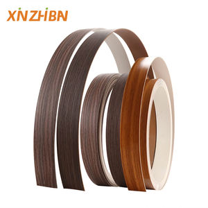 Bande de bordure en <span class=keywords><strong>PVC</strong></span> à grain de bois et de couleur unie, fournie par la Chine, pour meubles - Product Image 3