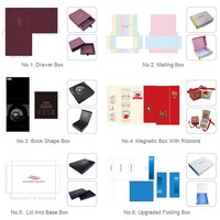 Boîte d'emballage en carton rigide personnalisable pour le thé, les dattes, la velours, les grandes robes, les fruits secs, les noix et les fedora - Boîte cadeau artisanale
