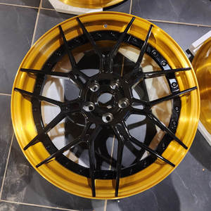 2 pezzi colorato oro e nero ruote per autovetture <span class=keywords><strong>Mag</strong></span> 6x139.7 5X108 Sport di lusso auto cerchi 18 pollici per Suv Off Road - Product Image 2