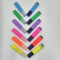 Bestationery China Stationery Promotion Flat Hold Florescent Colored Logo Custom Bulk Writing Scented Highlighter Pen Set