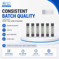 Etiqueta RFID UHF de Alto Rendimiento para el Seguimiento de la Cadena de Suministro Logístico, Impinj M830, Etiqueta Inteligente Adhesiva Impermeable para Activos