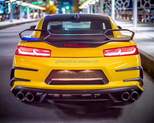 Kit <span class=keywords><strong>de</strong></span> Carrocería Estilo <span class=keywords><strong>Transformers</strong></span> para Chevrolet <span class=keywords><strong>Camaro</strong></span> 2011-2017 con Capó <span class=keywords><strong>de</strong></span> Fibra <span class=keywords><strong>de</strong></span> Carbono, Parachoques Delantero, Faldones Laterales, Parachoques Trasero y Alerón <span class=keywords><strong>de</strong></span> Maletero - Product Image 4