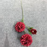 Bunga Peony Sutra Buatan Grosir 3 Kepala untuk Dekorasi Natal, Wisuda, Hari Valentine, Tahun Baru, dan Pernikahan
