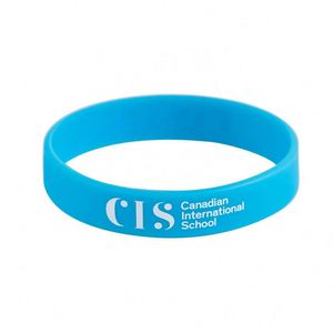 Bracelet en caoutchouc promotionnel fabriqué en Chine, bracelet en silicone - Product Image 1