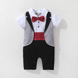 Оптовая продажа: Детский летний костюм-комбинезон для мальчиков, комплект для первого дня рождения (1 год) - Product Image 2