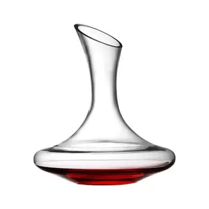 Fábrica produzida atacado vazia embalagem de vidro decanter de vinho