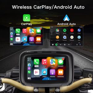 Xe máy <span class=keywords><strong>GPS</strong></span> <span class=keywords><strong>Navigation</strong></span> hiển thị 5 inch màn hình cảm ứng với không dây Carplay Android Auto IP67 không thấm nước - Product Image 2