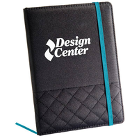 Carnet de notes personnalisé avec impression, couverture brodée, journal quotidien, couverture en tissu, pages lignées, agenda scolaire et professionnel