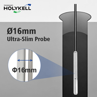 Transmetteur de niveau submersible Holykell 0,5 % FS haute précision pour station de pompage et surveillance des eaux de surface