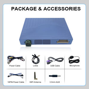 CarPlay Wireless Portatile per Cadillac <span class=keywords><strong>XT5</strong></span> 2016-2019 SRX XTS CTS ATS 8'' HMI 2.0 Android Auto Mirror Link AirPlay Telecamera Posteriore - Product Image 6