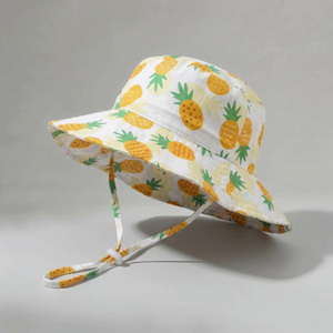 <span class=keywords><strong>JAN</strong></span> & JUL Sombrero de sol a rayas transpirable de algodón para bebés y niños pequeños (M 6-24 meses) - Product Image 4