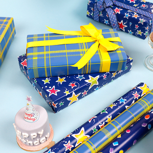 Factory Wholesale 80g <b>Christmas</b> Custom <b>Luxury</b> Gift Wrap <b>Paper</b> 43*300cm <b>Wrapping</b> <b>Paper</b> for Packaging - Product Image 4
