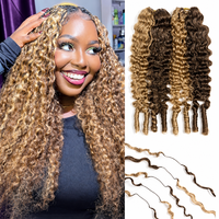 Extensions de cheveux bouclés birmanes de qualité supérieure, 100 % cheveux humains vierges Remy, trame invisible, tissage naturel, fournisseur en gros