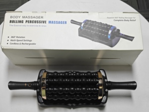 Rullo Massaggiante Elettrico Anti-<span class=keywords><strong>Cellulite</strong></span> per Tessuti Profondi, Massaggiatore Muscolare per Alleviare il Dolore, Rullo per Collo e Schiena - Product Image 6