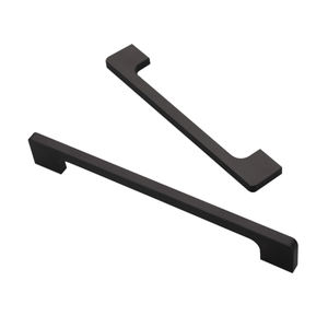 أسود مقبض كابينة مربع أثاث المطبخ الفولاذ المقاوم للصدأ مقابض باب خزانة خزانة درج التأثيرات - Product Image 1