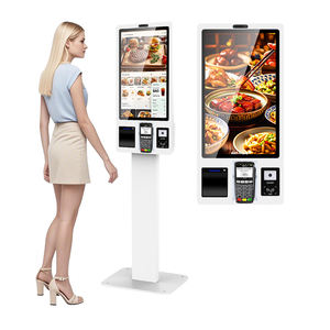 Cashless POS Restaurant Self Ordering Kiosk with LCD Screen 1920x1080 Resolution Product Scanning Wall Mount - Product Image 3