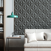 Carrelage mural en béton Art Déco, sculpture géométrique en relief prismatique pour la décoration de la maison, du bureau ou du hall, fabricant sur mesure