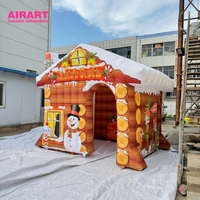 Ballon gonflable de haute qualité de tente de maison de Santa pour l'activité d'affaires