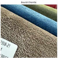 Tissu chenille tissé doux personnalisé pour la tapisserie de canapé, textile chenille de haute qualité et durable pour meubles et rideaux