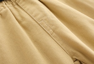 Importateur en gros de produits chinois en Inde, Delhi, shorts en coton pour garçons, style harem, kaki, en corduroy - Product Image 6