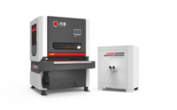 Ponceuse à bords plats entièrement automatique QC1000 pour métaux, machine à arrondir les bords en acier inoxydable, moteur 5KW, haute productivité