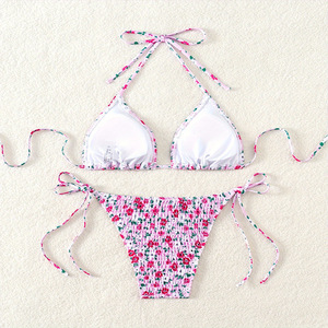 Traje de Baño Bikini Triangular Sexy para Mujer, Estampado 2026 - Product Image 3