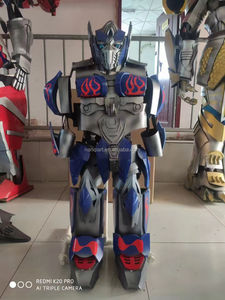 Nanchi Promotion pas cher portable Performance Costumes noël enfants vacances fête accessoires bleu enfants Robot Cosplay Costumes - Product Image 2