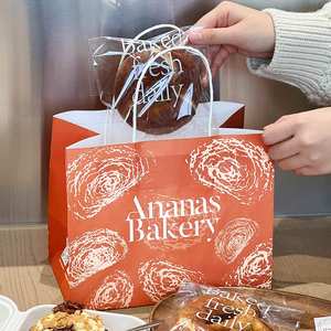 Sacs en papier kraft pour pain, écologiques, recyclables, de qualité alimentaire, imprimés sur mesure en gros, avec poignée - Product Image 6