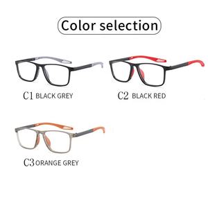 Lunettes de lecture à filtre anti-lumière bleue de conception nouvelle, vente en gros, expédition rapide, lentilles rectangulaires transparentes bon marché, visage en diamant - Product Image 2