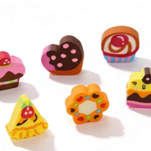 Goma de borrar de caucho con diseño de personajes de postres, papelería escolar kawaii para niños, linda y creativa, en oferta para el mercado nigeriano - Product Image 2
