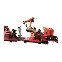 Cellule de soudage robotisée avancée avec positionneur servo à double axe prenant en charge la liaison coordonnée et une précision de 0,08 mm