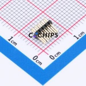 HC-PZ127-5.8L-2x5PZ Pin Header Through hole Component (THT),P=1.27mm Connector 2x5P 1.27mm 1.27mm Pin Header - Product Image 2