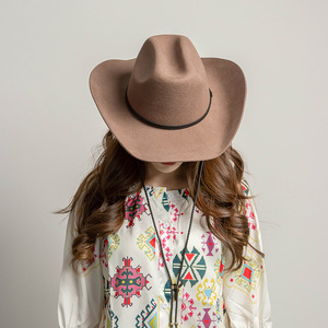 Chapeau de <span class=keywords><strong>cowboy</strong></span> LAISE personnalisé de haute qualité pour homme, 100% laine australienne, à large bord - Product Image 6