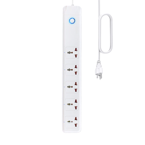 Multiprise 4 voies avec protection contre les surtensions, prise britannique, 10A, 4 prises AC, 2 USB-A, 4 ports, 2 Type-C, interrupteur à bouton-poussoir - Product Image 6