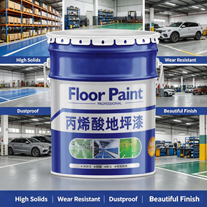 Fournisseur direct d'usine de peinture acrylique pour sols, revêtement de sol hautement résistant à l'usure pour ateliers industriels - Product Image 6