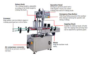 Máy đóng nắp chai nhựa tự động bốn bánh hoàn toàn tự động - Product Image 6